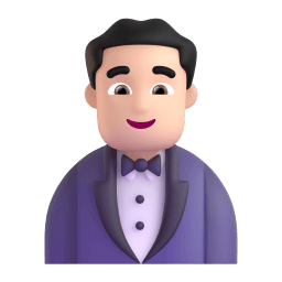 Hit21 blackjack avatar: Man in Tuxedo