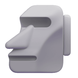 Hit21 blackjack avatar: Moai